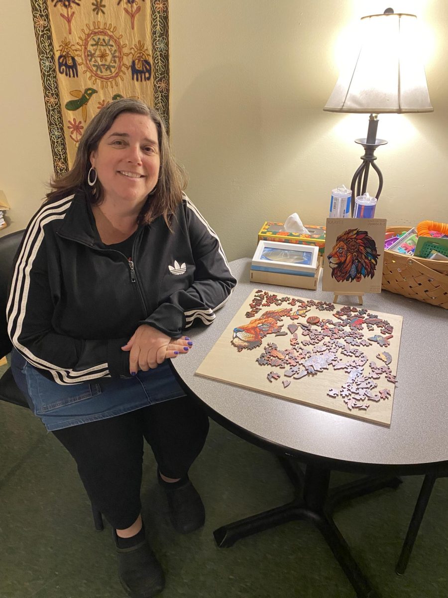 Jamie Spector in her office at U-32.